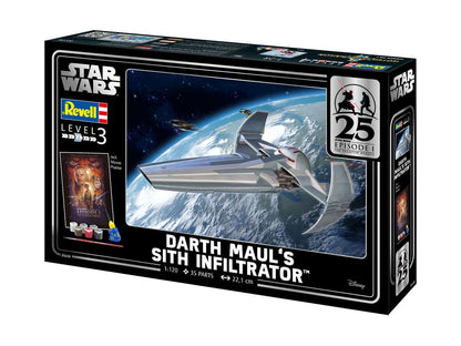 STAR Wars Episodio I Model Kit Gift Set 1/120 Sith Infiltrator di Darth Maul 22 cm