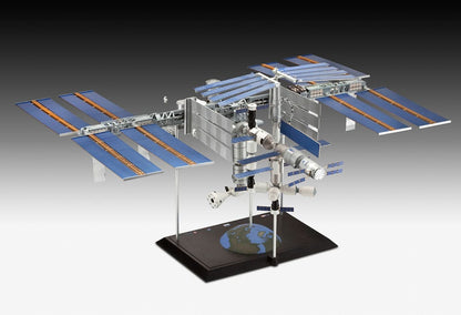 Kit modello ISS STAZIONE SPAZIE INTERNAZIONALE 1/144 25 ° anniversario Platinum Edition 74 cm