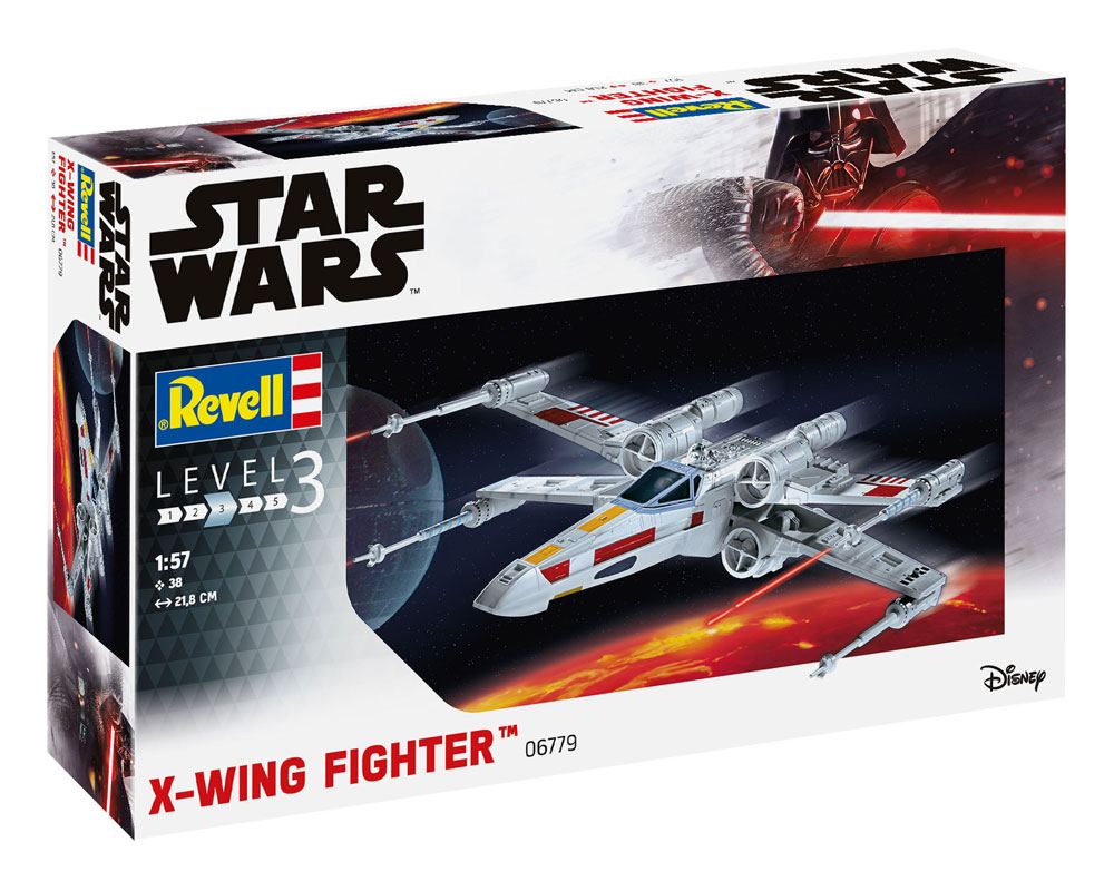 Yıldız Savaşları Model Kiti 1/57 X-Wing Fighter 22 cm