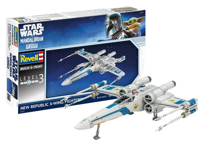 Star Wars The Mandalorian et Grogu Revell Maquette 1/57 New Republic X-Wing Fighter 22 cm
