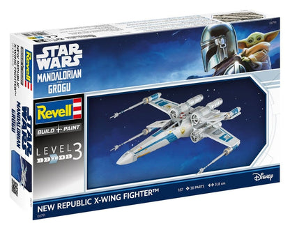 Star Wars The Mandalorian et Grogu Revell Maquette 1/57 New Republic X-Wing Fighter 22 cm