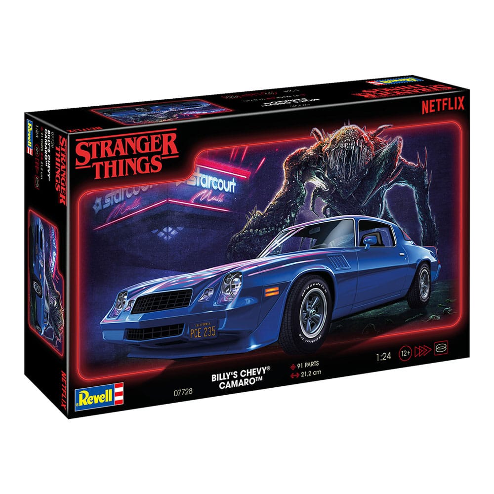 Stranger Things Modelbouwset 1/25 Chevy Camaro Z/28 19 cm