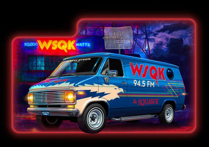 Stranger Things Model Kit 1/25 Squawk Minibüs 21 cm