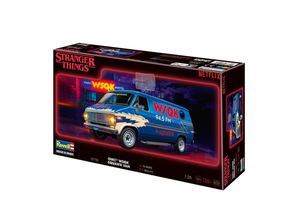 Stranger Things Model Kit 1/25 Squawk Minibüs 21 cm