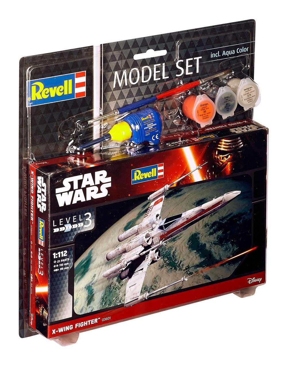 Kit modello Star Wars 1/112 Modello set X-Wing Fighter 11 cm