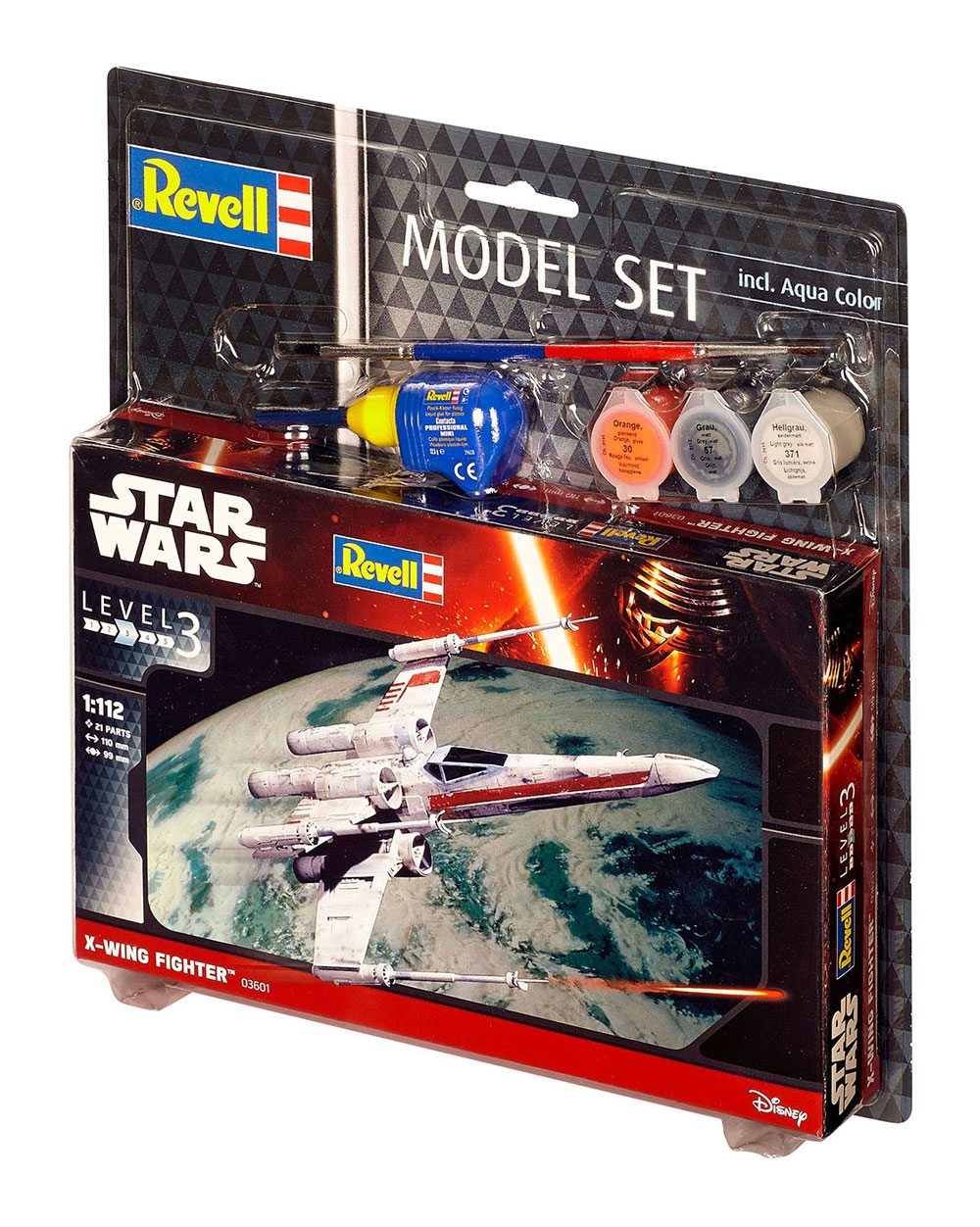 Kit modello Star Wars 1/112 Modello set X-Wing Fighter 11 cm