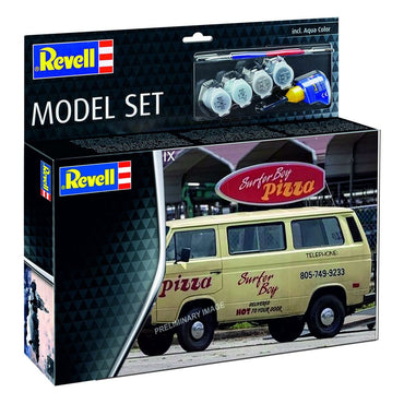 Stranger Things Model Kit Set set 1/25 VW T3 Bus Surfer Boy 19 cm