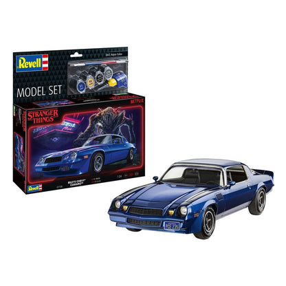 Stranger Things Model Kit Set 1/25 Chevy Camaro Z/28 19 (Color Agua) 19 cm