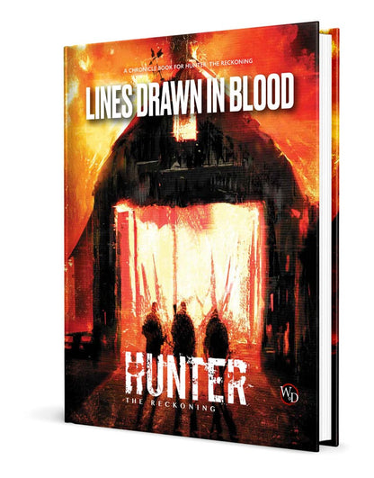Hunter: The Reckoning 5. Baskı RPG kitabı Lines Drawn in Blood Sourcebook *İngilizce Sürüm*