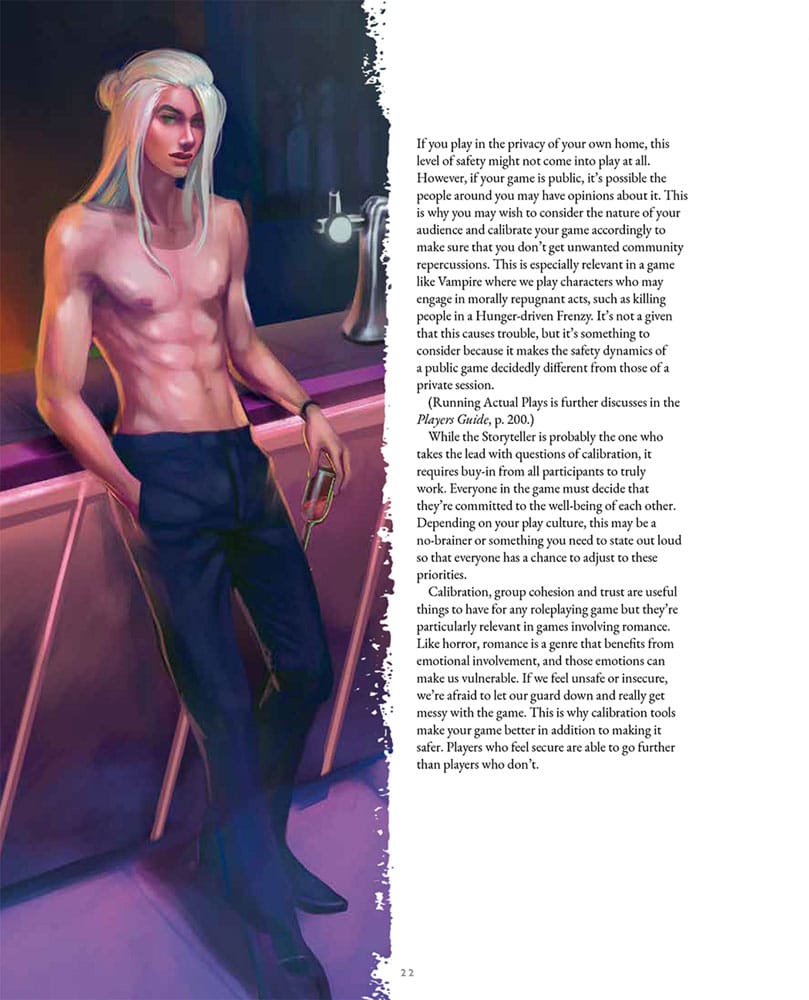 Vampire: The Masquerade 5a edizione RPG libro Blood-Stched Love Sourcebook *Versione inglese*