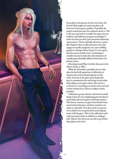 Vampire: The Masquerade 5a edizione RPG libro Blood-Stched Love Sourcebook *Versione inglese*