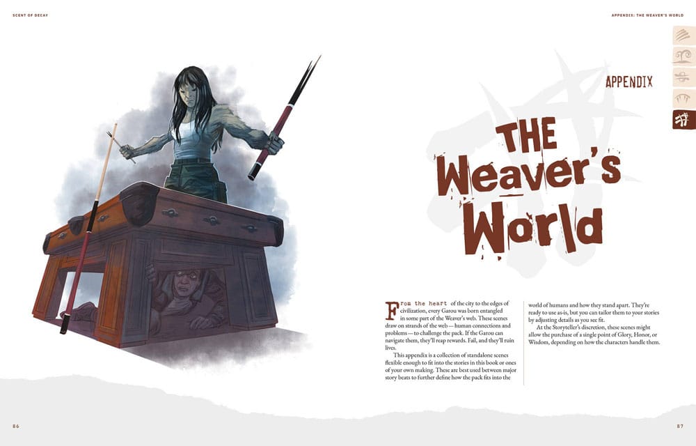 Werewolf: The Apocalypse 5th Edition Libro de rol Scent of Decay Chronicle *Versión en inglés*