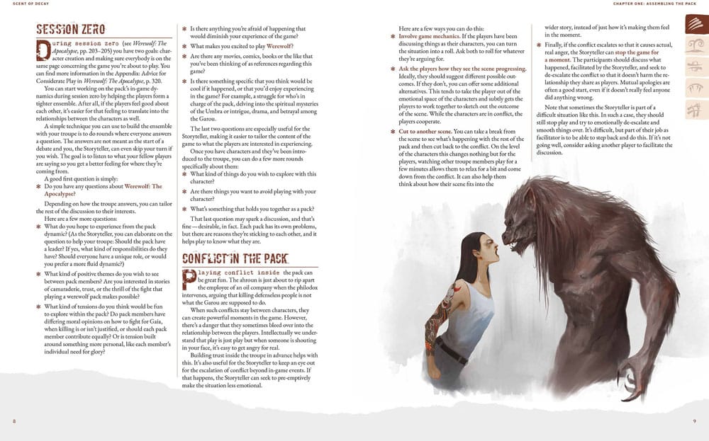 Werewolf: The Apocalypse 5th Edition Libro de rol Scent of Decay Chronicle *Versión en inglés*