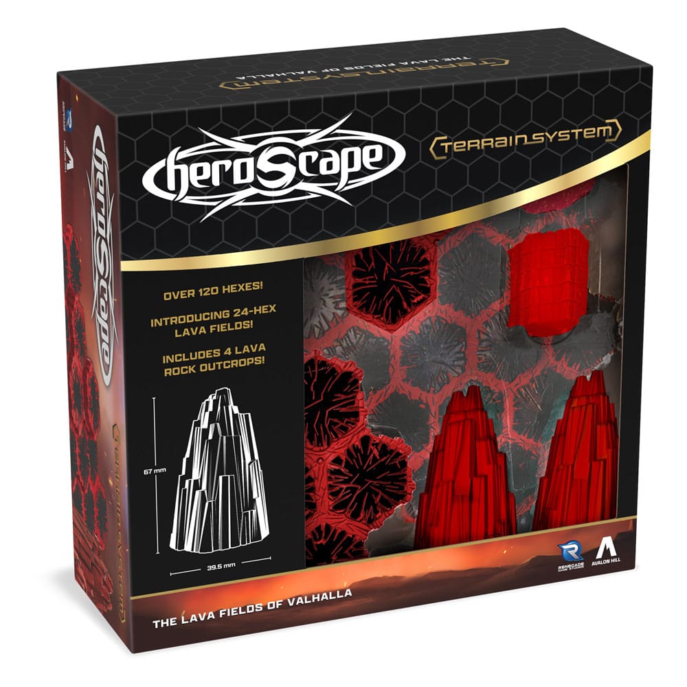 Heroscape Lava Fields of Valhalla Terrain Exp