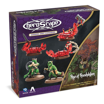 Heroscape Molten Crustaceans & Tanuki Tricksters