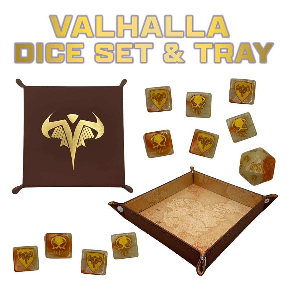 Heroscape Dobbelstenen & Dienbladenset Valhalla *Engelse versie*