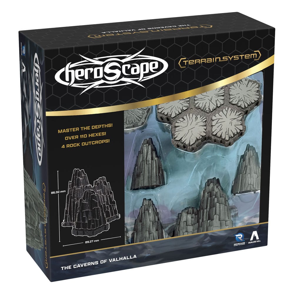 Extension de terrain Heroscape Les Cavernes de Valhalla *Version anglaise*