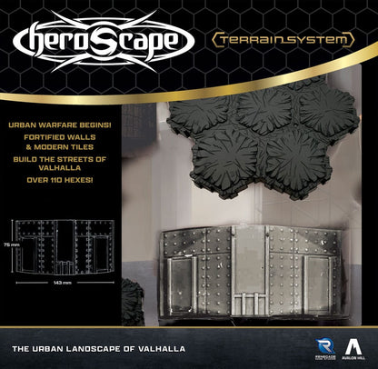 Extension du terrain Heroscape Le paysage urbain de Valhalla *Version anglaise*
