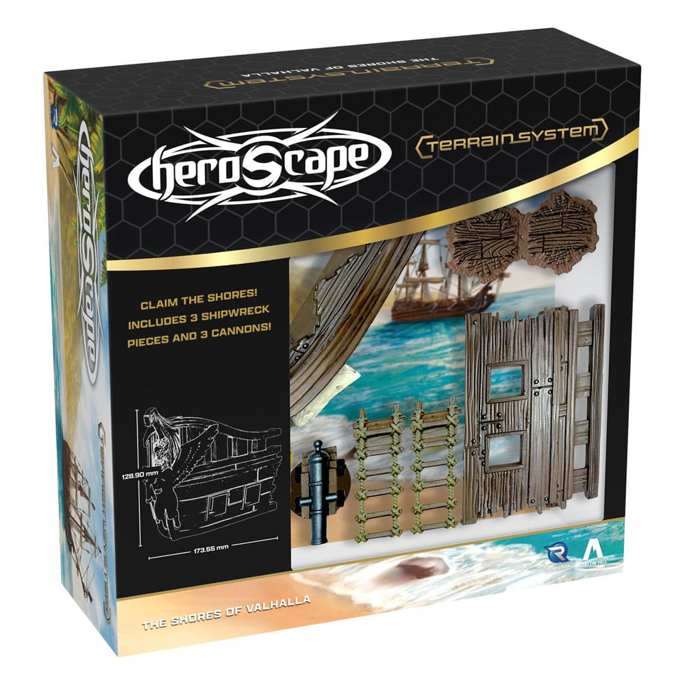 Heroscape Terrengutvidelse Shores of Valhalla *Engelsk versjon*