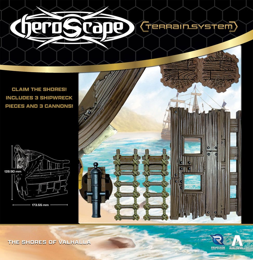 Heroscape Terrengutvidelse Shores of Valhalla *Engelsk versjon*