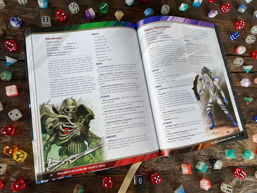 Power Rangers RPG Limit 6 Player Core Rulebook Set