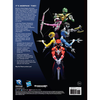 Power Rangers RPG Limit 6 Player Core Rulebook Set
