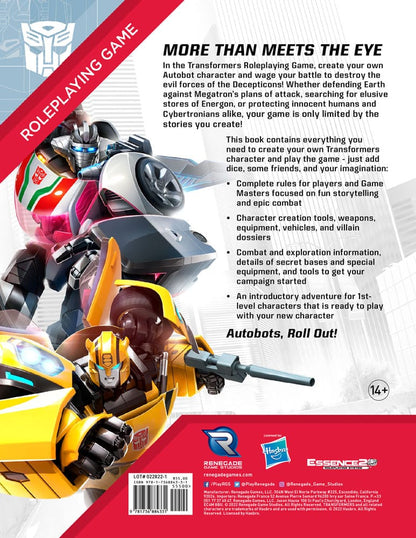 Transformers RPG Core RuleBook *Englische version *