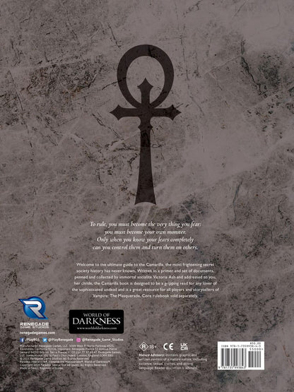 Vampire: The Masquerade 5th Edition RPG-bok Camarilla Sourcebook *Engelsk versjon*