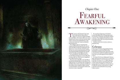 Vampire: The Masquerade 5th Edition RPG-bog Gehenna War Sourcebook *Engelsk version*
