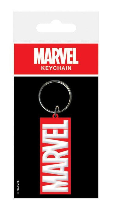 Marvel Comics Rubber Keychain Logosu 6 cm