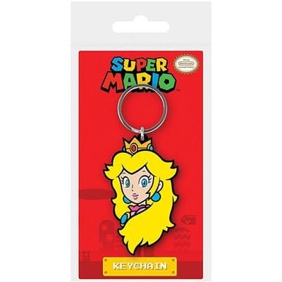 Super Mario PVC Nyckelring Princess Peach