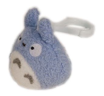 Mijn buurman totoro pluche rugzakclip Totoro blauw 6 cm