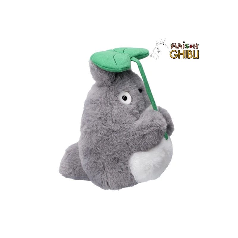 My Neighbor Totoro Nakayoshi Plush Figure Big Totoro with leaf 21 cm