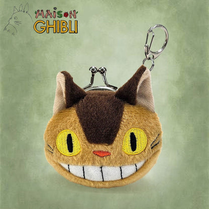 My Neighbor Totoro Funwari Mini pluche portemonnee Cat Bus