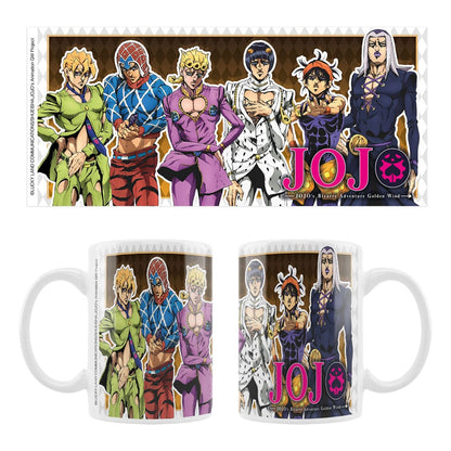Le bizzarre avventure di JoJo Parte 5: Personaggi principali della tazza in ceramica Golden Wind