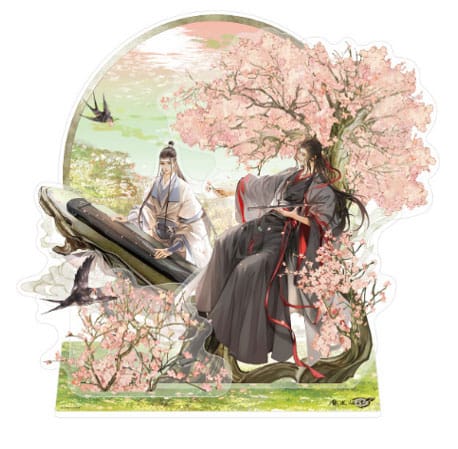 Grandmaster de la culture de la culture démoniaque Série de saison printanière acrylique stand wei wuxian & lan wangji 18 cm