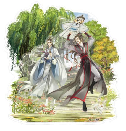 Grand Master de la Cultivation démoniaque Série de saison estivale en acrylique stand wei wuxian & lan wangji 19 cm