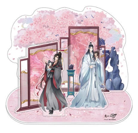 Gran maestro de cultivo demoníaco Stand Acrylic Wei Wuxian y Lan Wangji Sakuraba Heigo Ver. 27 cm