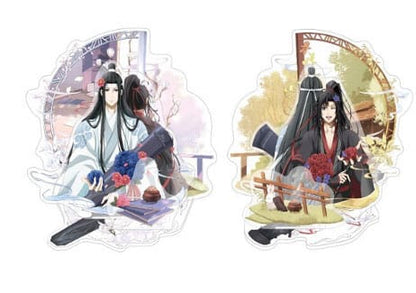 Gran maestro de cultivo demoníaco stand acrílico 2-paquete wei wuxian & lan wangji cumpleaños ver. Establecer 18 cm