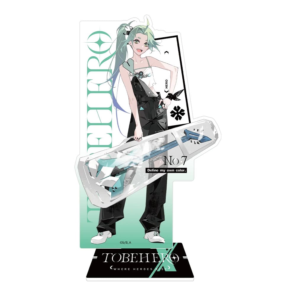 To Be Hero X Support Acrylique Hero Show Series Lucky Cyan 17 cm