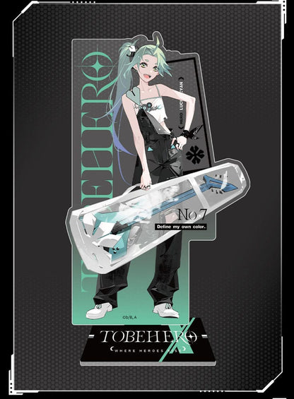 To Be Hero X Support Acrylique Hero Show Series Lucky Cyan 17 cm