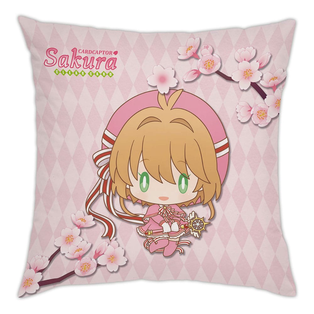 Cardcaptor Sakura Clear Card Yastığı Sakura & Kero-chan 35 x 35 cm