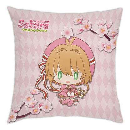 Cardcaptor Sakura Clear Card Yastığı Sakura & Kero-chan 35 x 35 cm