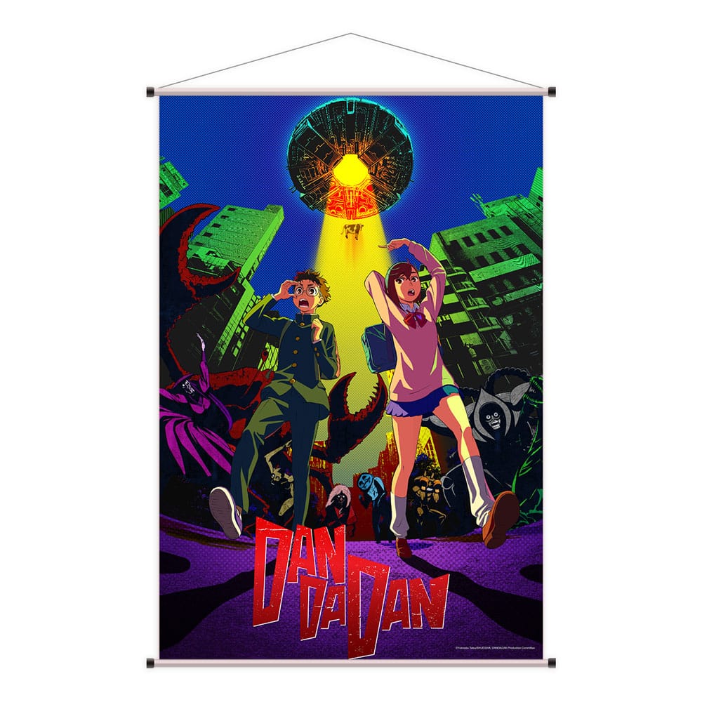 Dandadan Wallscroll Okarun e Momo 60 x 90 cm