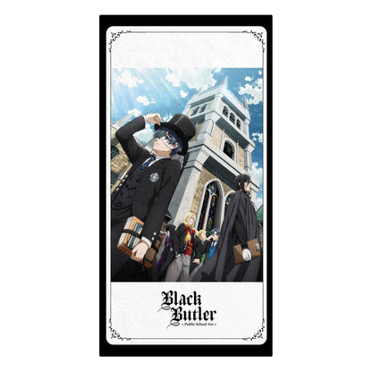 Black Butler: asciugamano arco della scuola pubblica Ciel e Sebastian 150 x 75 cm
