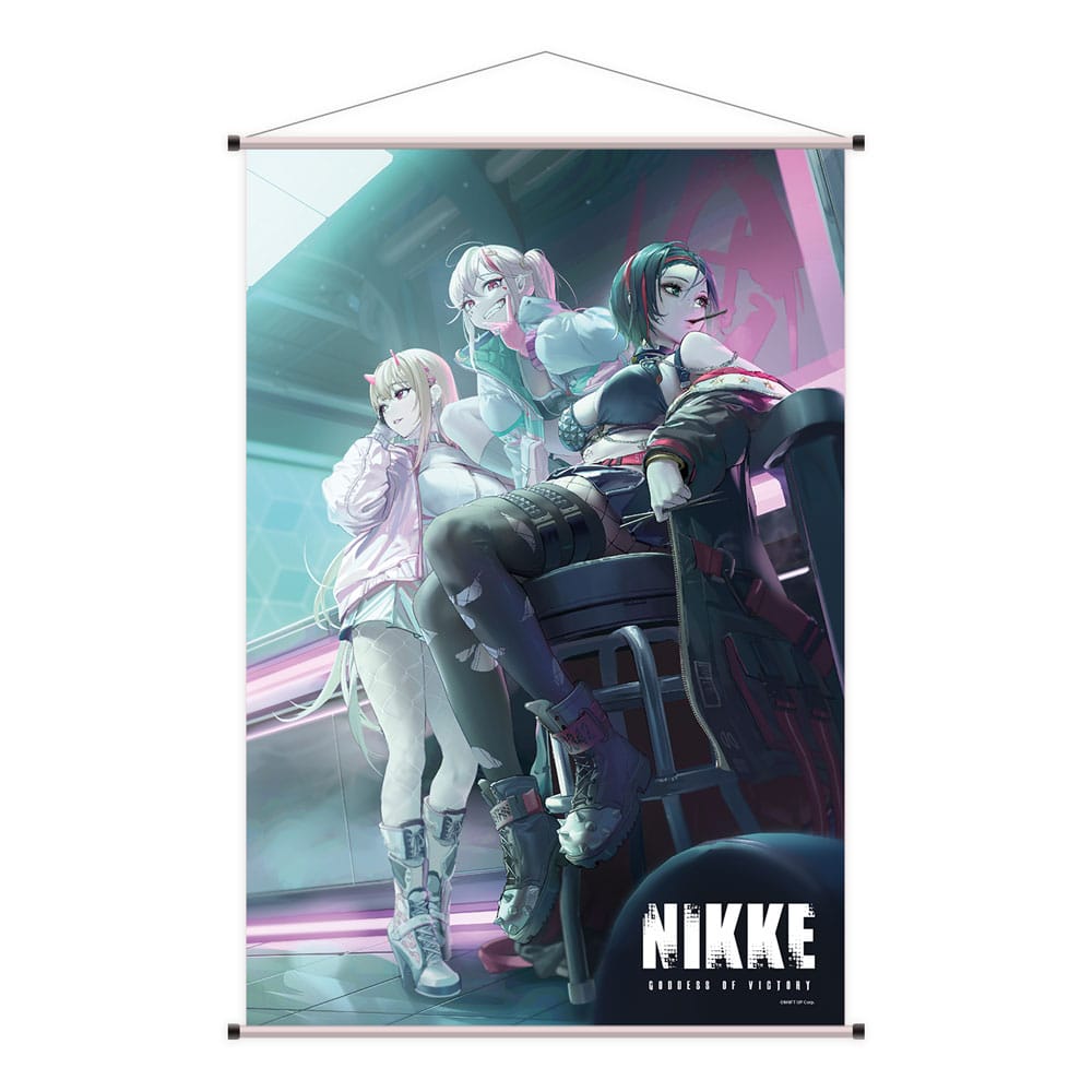 Godin van de overwinning: Nikke Wallscroll Viper, Jakhals & Kraai 60 x 90 cm