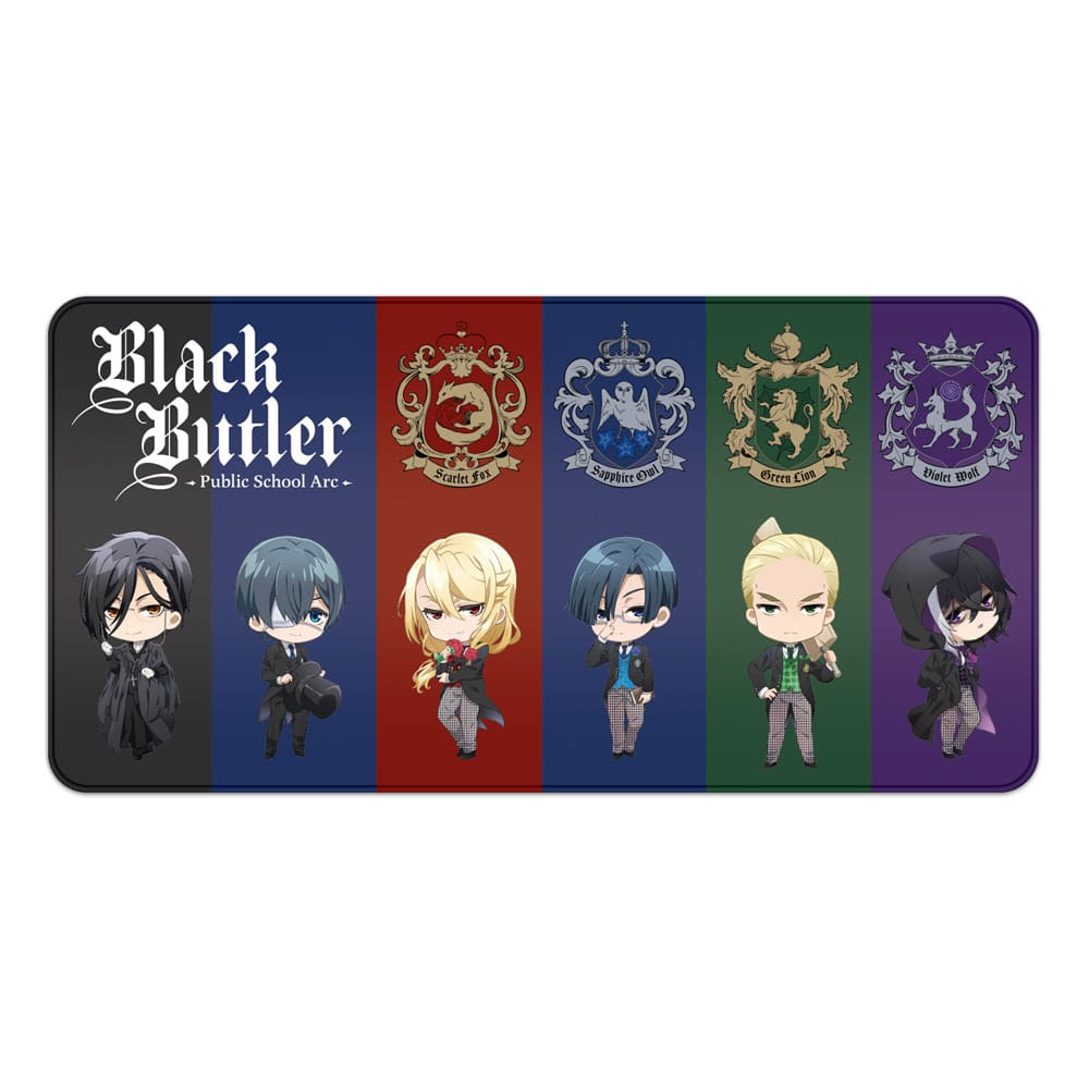 Svart Butler XXL Musematte Chibi & Emblem