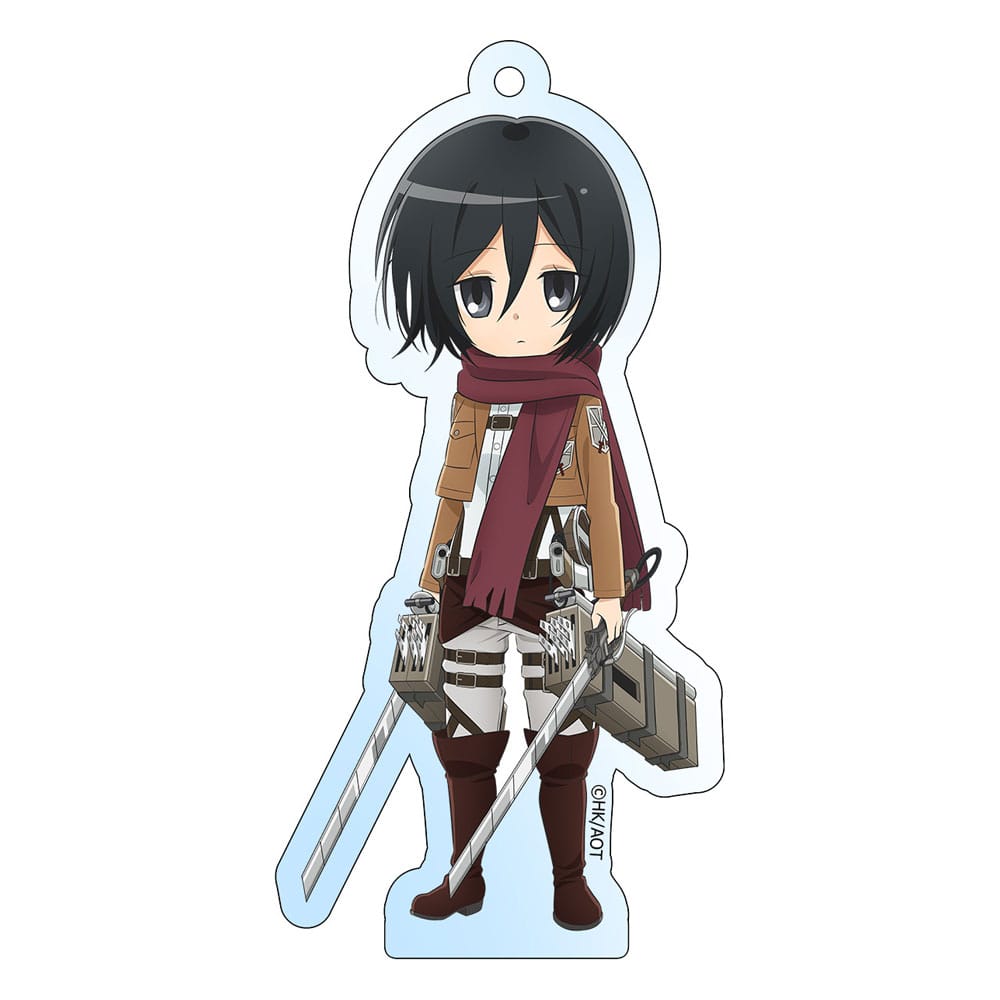 Attack on Titan Akrilik Anahtarlık Mikasa Holografik 8 cm