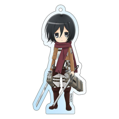 Attack on Titan Akrilik Anahtarlık Mikasa Holografik 8 cm
