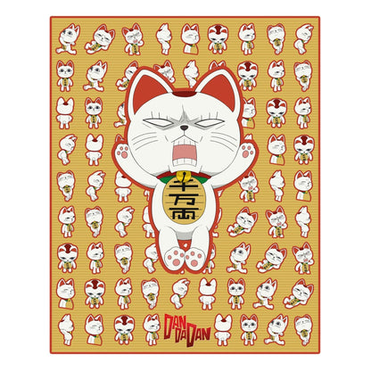 Coperta Dandadan Turbo Granny (Maneki-neko) 120 x 153 cm